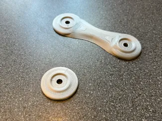 Washer singel / dubble 4mm screw Bricka 4mm skruv