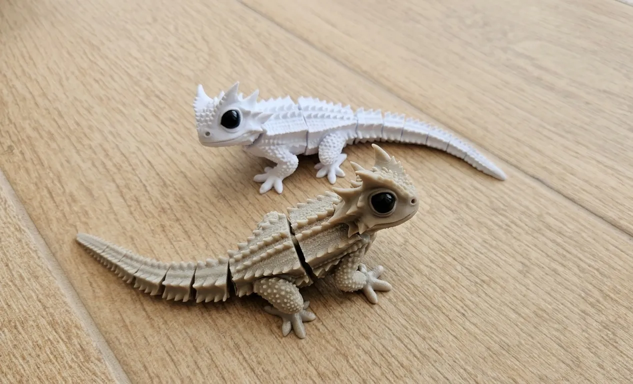 Flexi Horned Lizard / Articulated Desert Lizard view 2