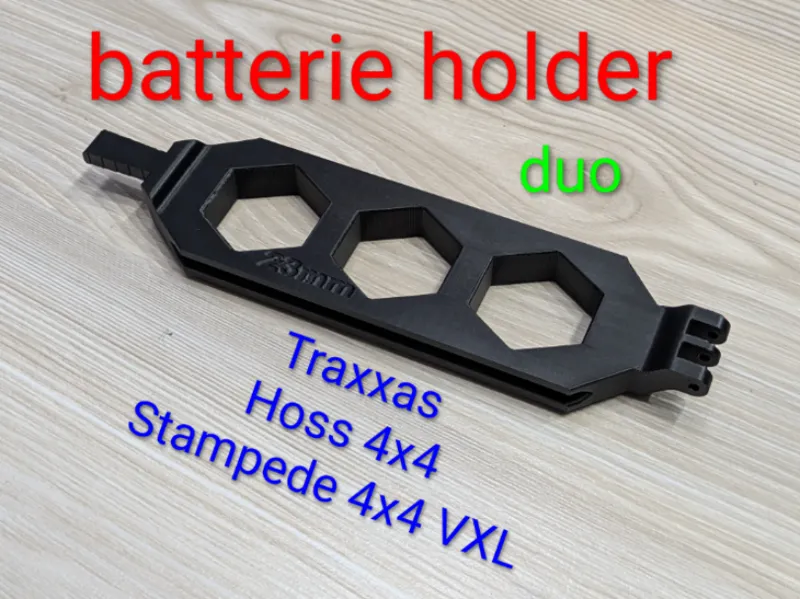 Zweifach Batteriehalter für Traxxas Hoss/Stampede