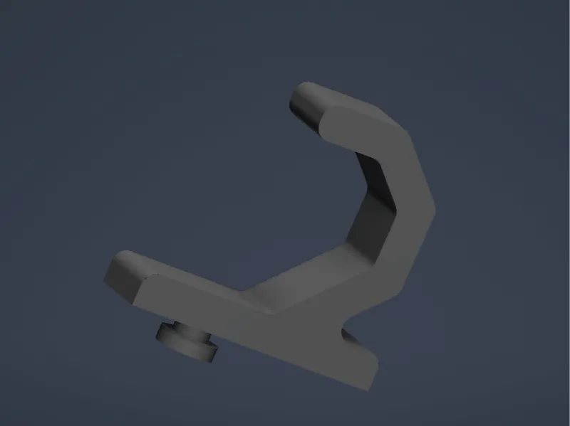 HOOK-SHAPED PERFORATED WALL HOOK