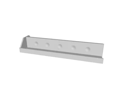 Under Desk Rail for Studio XL v2 Wet Palette