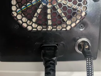 NAS Kaltgerätestecker Blende