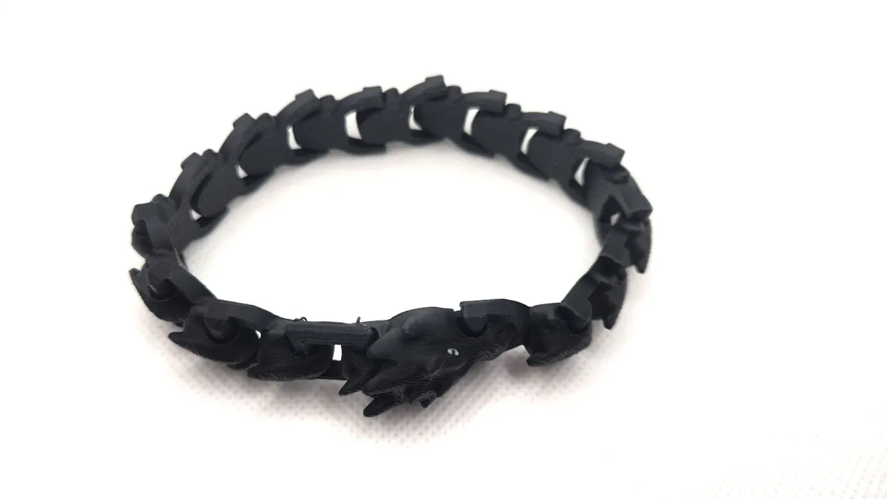 Lucky Charm Baby Flexi Dragon Bracelet view 3