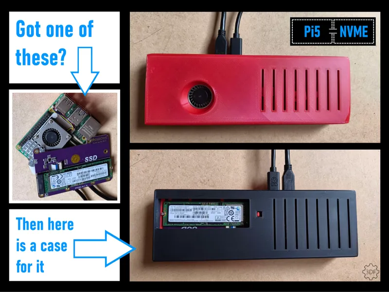 Pi5 + Nvme - End to End Case