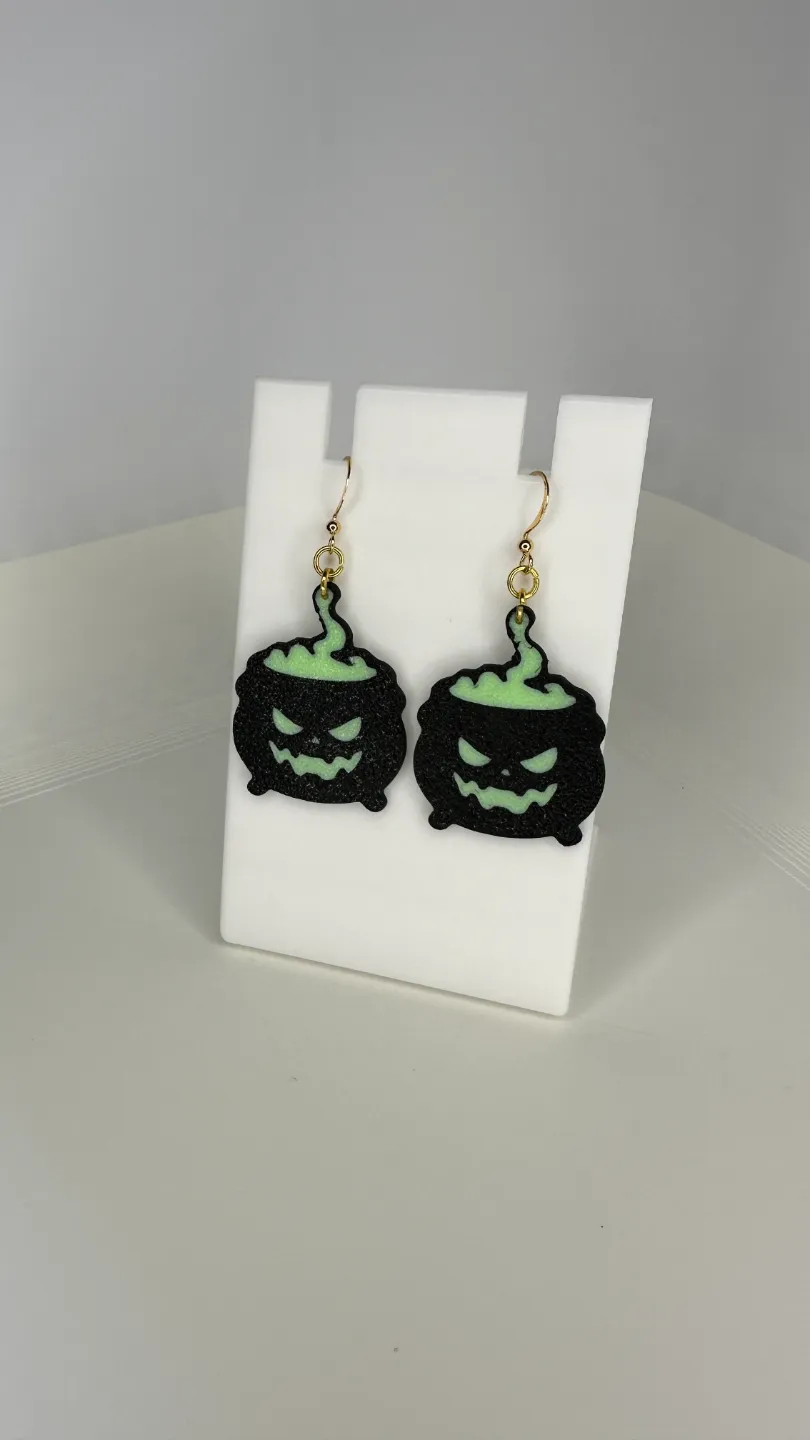 Cauldron Earrings view 2