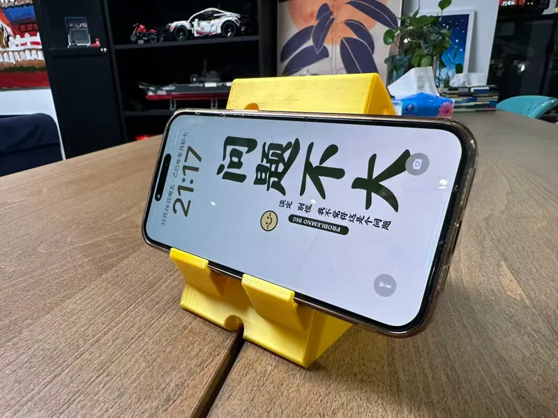 チーズ型スマホタブレットスタンド 充電式