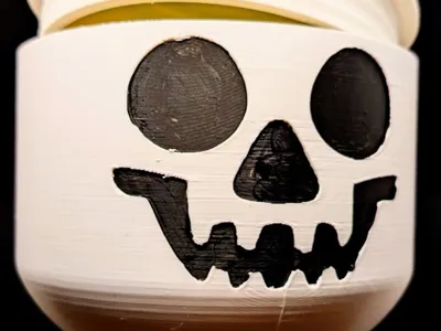 noLEGO SKULL HEAD STORAGE