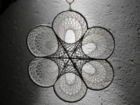 Fleur en String Art — photo 1