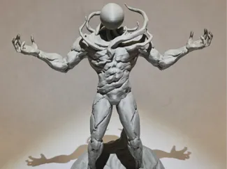 Grime Akhlan 3D statue