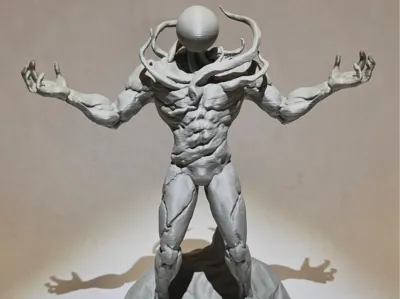 Grime Akhlan 3D statue