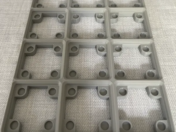 Plaque de base Gridfinity aimantée 5x3