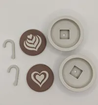 2x or 3x or 5x Coffee with AMS (flower or heart)