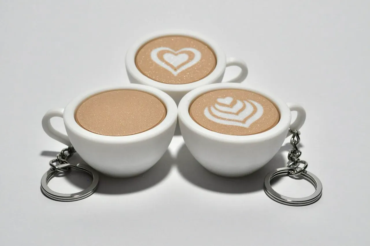 Clickey Cupz - Caffe Latte Fidget Clicker view 2