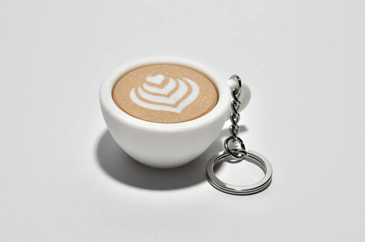 Clickey Cupz - Caffe Latte Fidget Clicker view 3