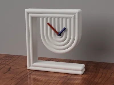 Desktop clock for Bambu Clock Kit 011