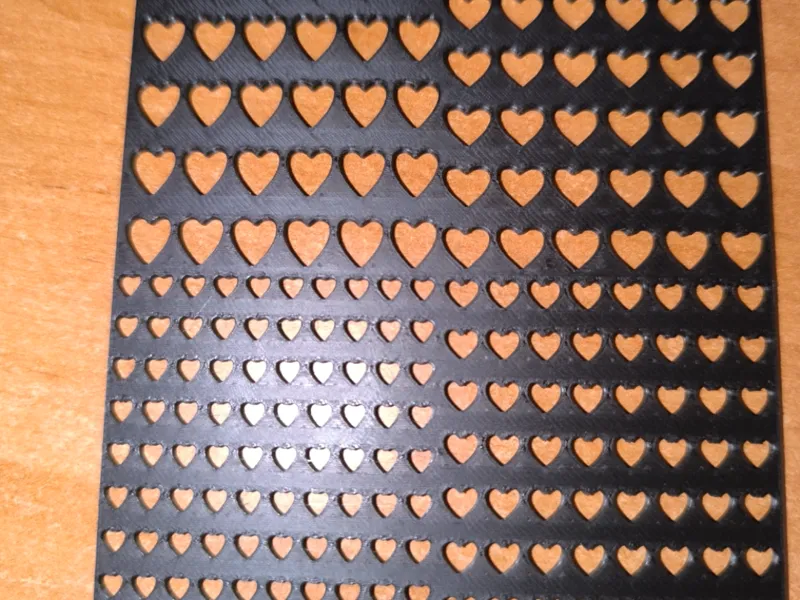 Heart stencil