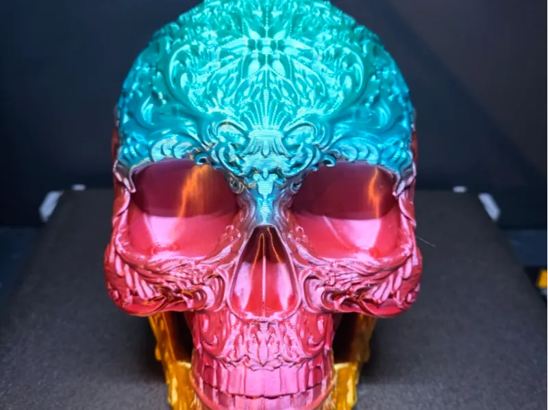 Ornate decorative sugar skull