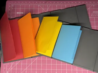 Paperfolding Creasing Guide - Pocket Quarter fold
