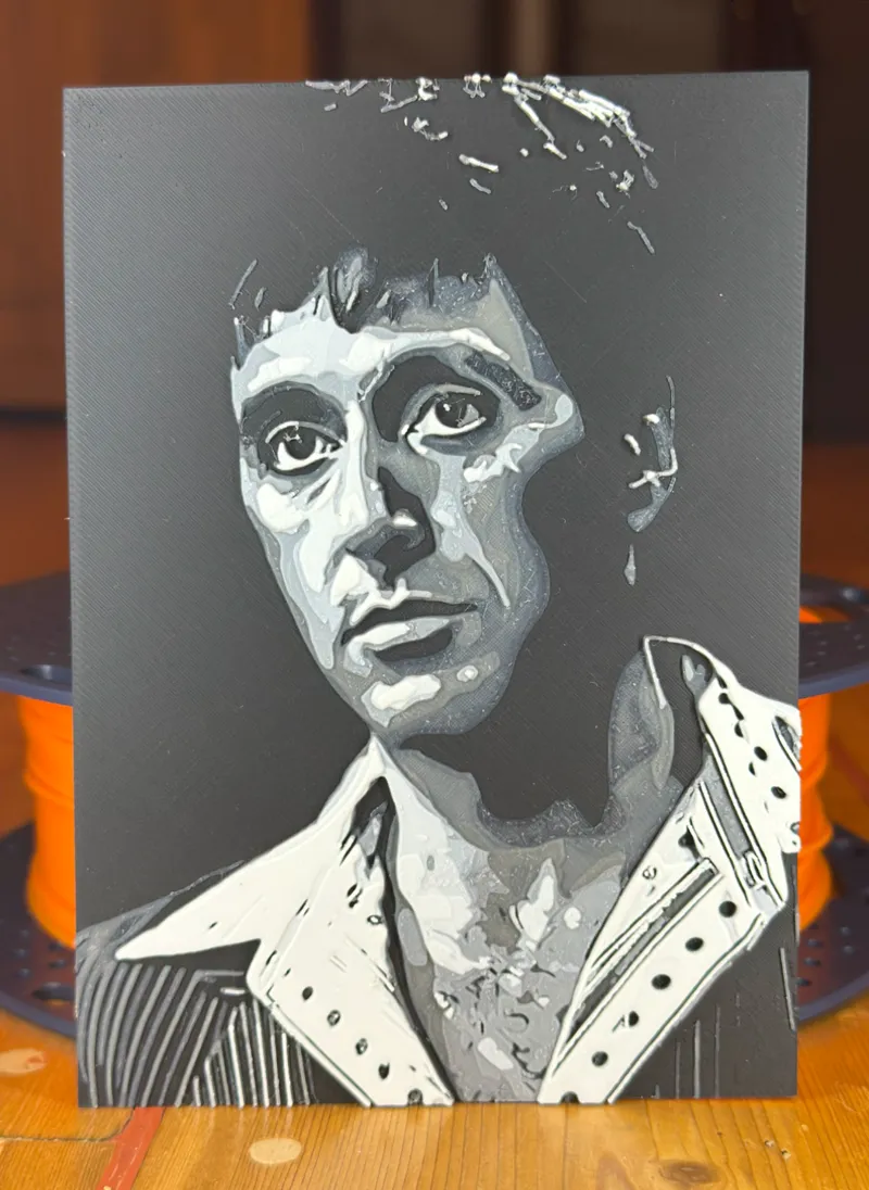Alpacino HueForge Portrait