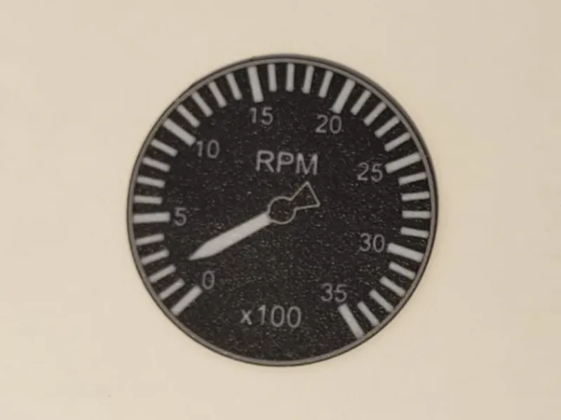 Avionics coaster RPM Indicator