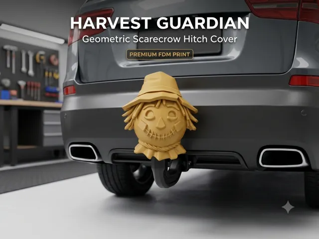 Harvest Scarecrow Tow Hitch Cover Cap