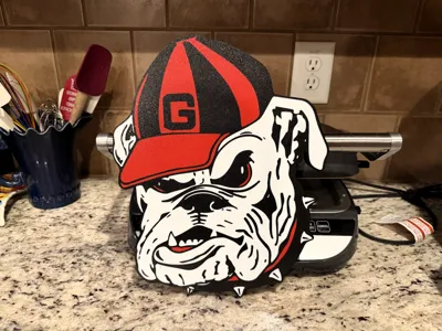 Georgia UGA Bulldogs Older Secondary Logo Sign
