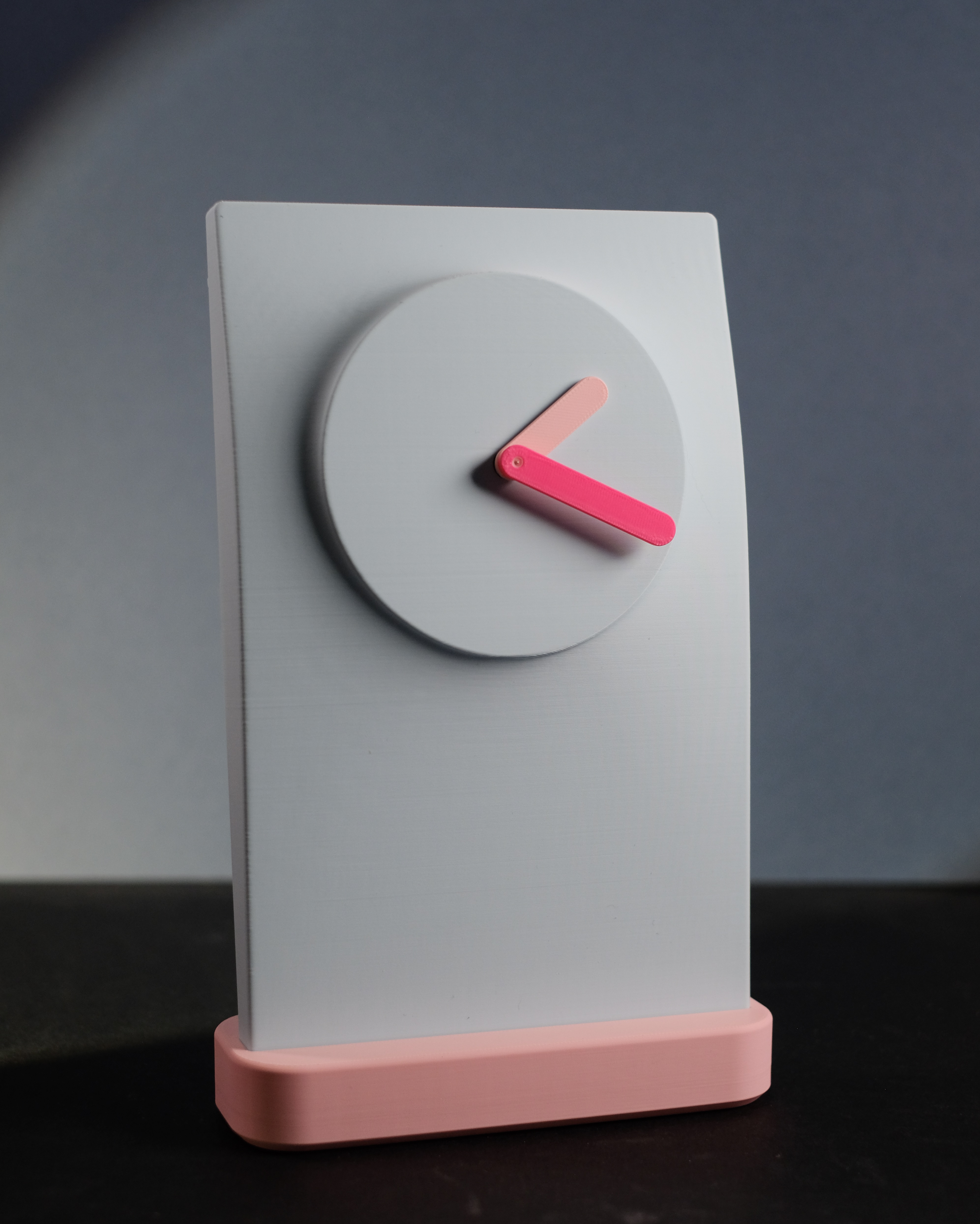 Minimalist Soft Clock. Desktop or Wall Clock. - 1