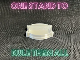 Universal card stand /w token tray