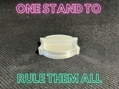 Universal card stand /w token tray