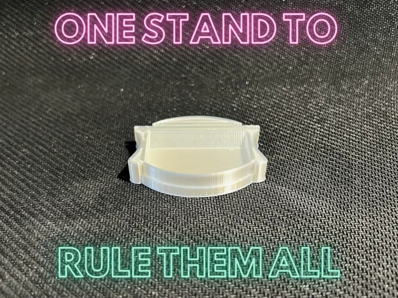 Universal card stand /w token tray