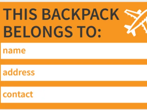 Backpack Tag