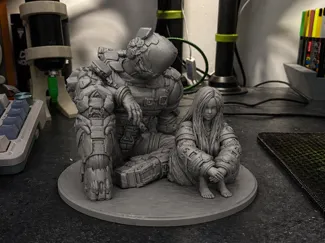 Guardian Girl – Pragmata Inspired Sci-Fi Figurine