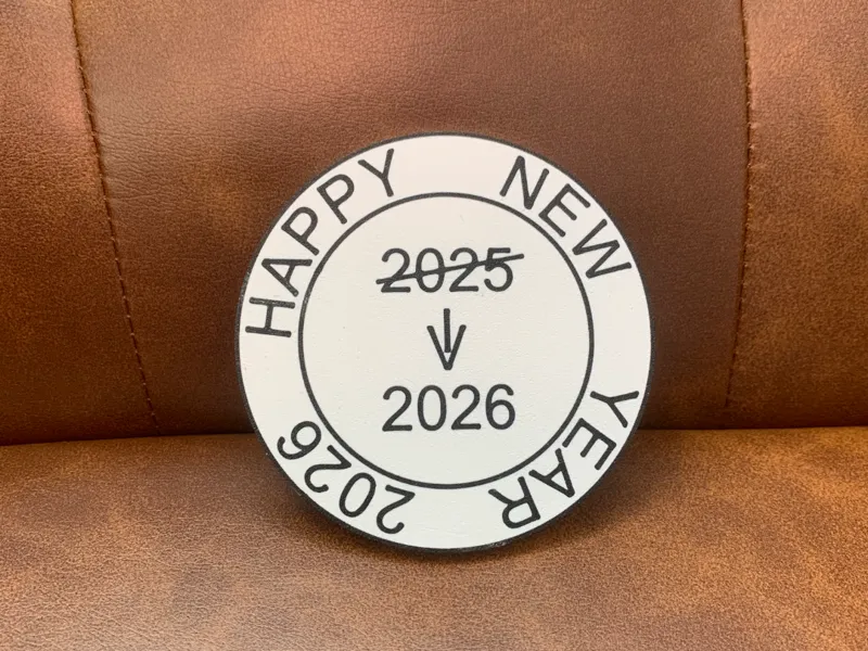 Happy New Year Coaster