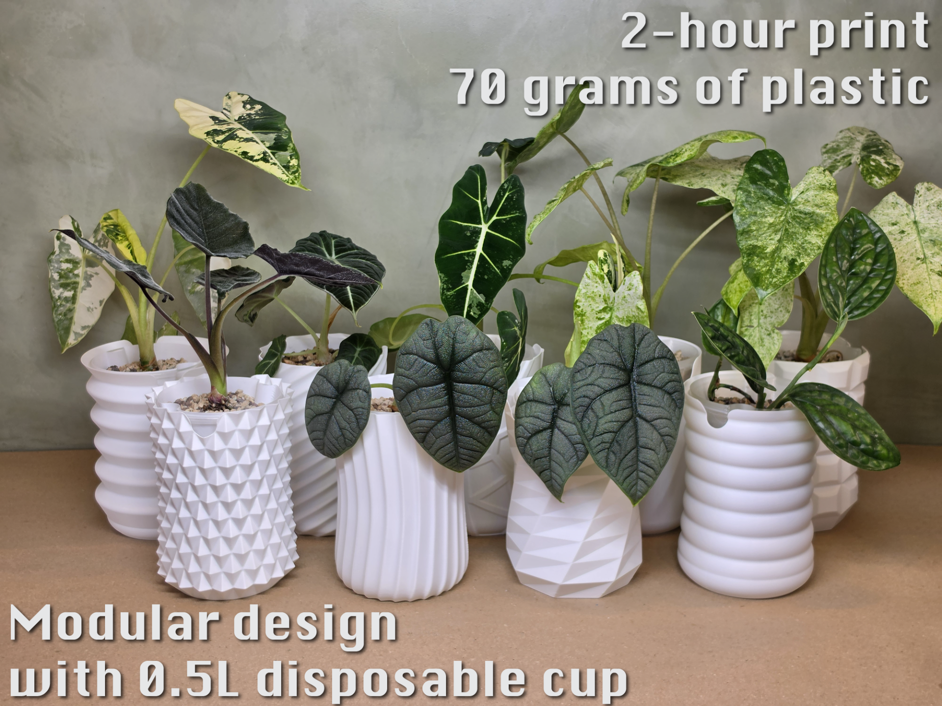 Universal Semi-Hydro Planter System (0.5L Cup)