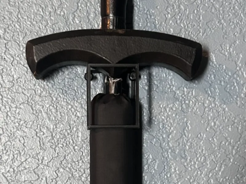 Foam Dagger Holder.