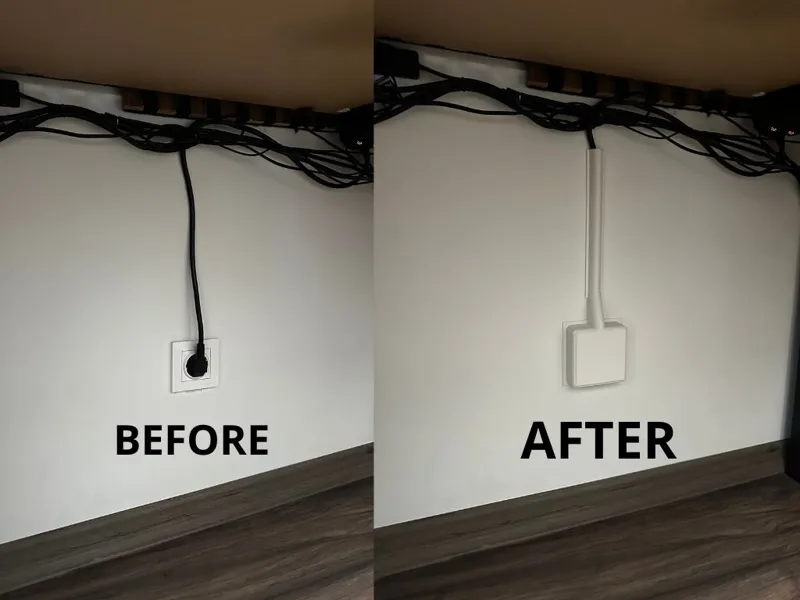 Outlet box and cable cover