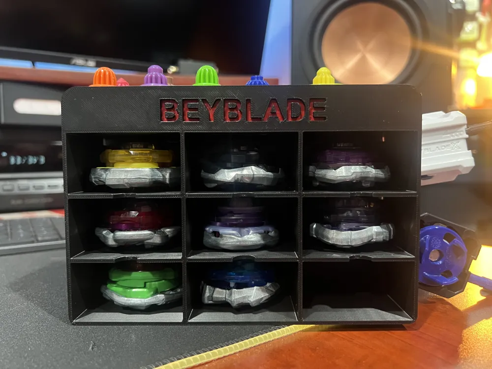 Beyblade X Display / Storage Stand - Free 3D Print Model - MakerWorld