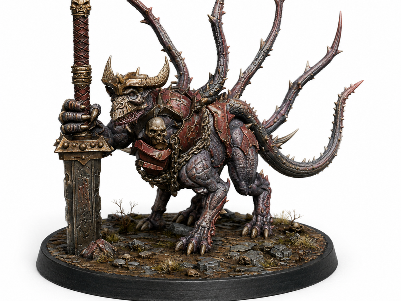 Sworded Fiend Miniature 70mm