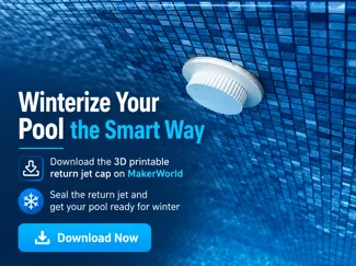Winter plug for the Azuro Vario above-ground pool