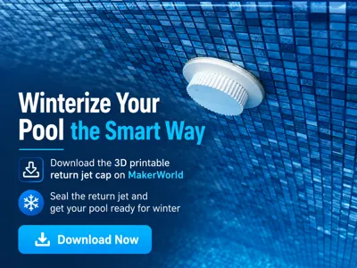 Winter plug for the Azuro Vario above-ground pool