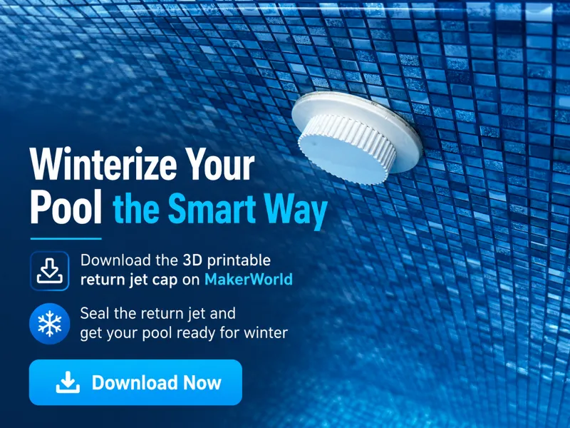 Winter plug for the Azuro Vario above-ground pool