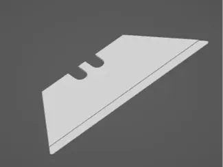 fake razor blade