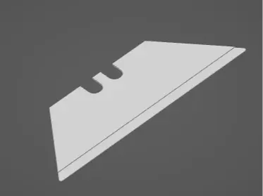 fake razor blade