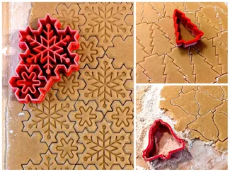 Tessellation Christmas Cookie Cutters