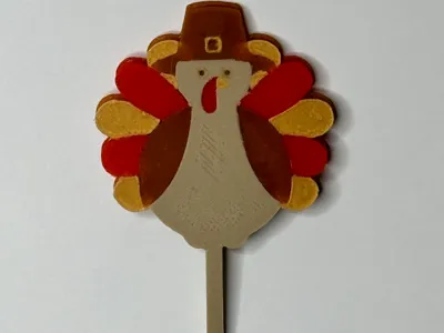 thanksgiving turkey food topper