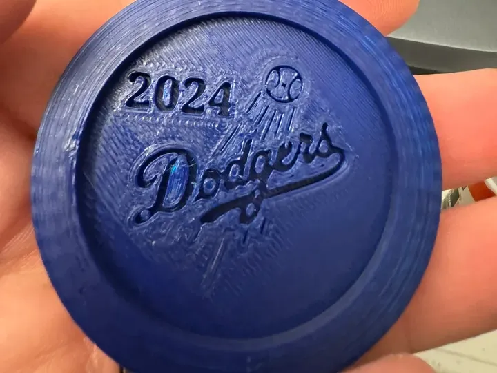Little League Dodgers GG coin