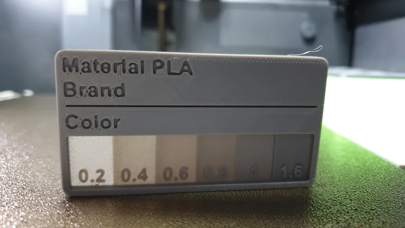 Filament Swatch PLA - ABS - ASA - PETG - +Box 