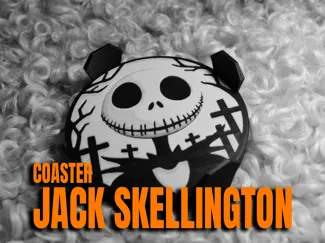 Jack Skellington Coaster | Halloween | TWO colors