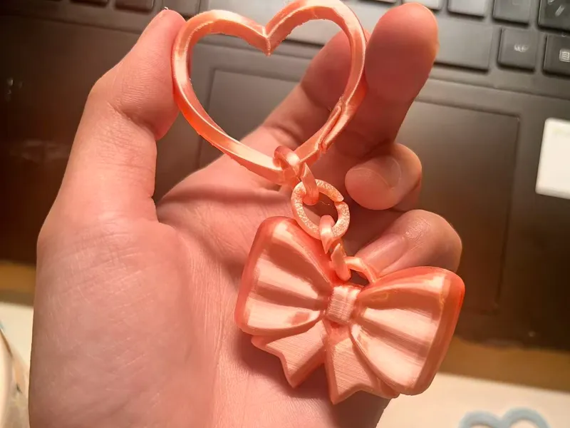 糖果光泽感小蝴蝶结挂件