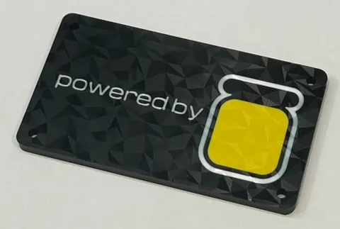 "Powered by JAR" V5RC license plate